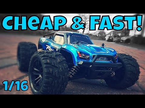 Cheap 1/16 Scale RC Car. Unboxing and Review G174 Monster Truck
