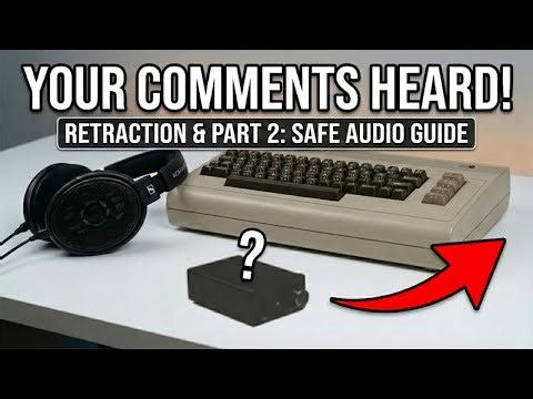 The PROPER Way to Connect Headphones to a Commodore 64