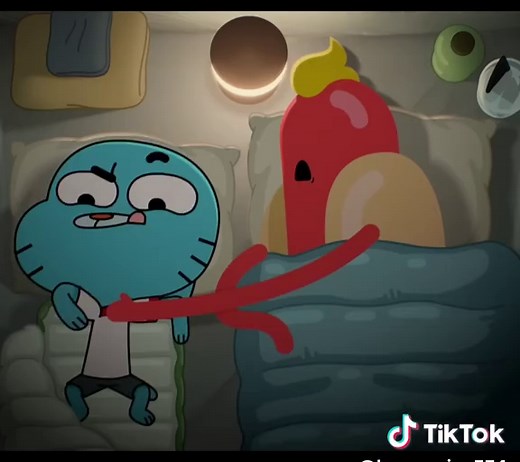 Gumball's Awkward Hug with the Hot Dog Guy