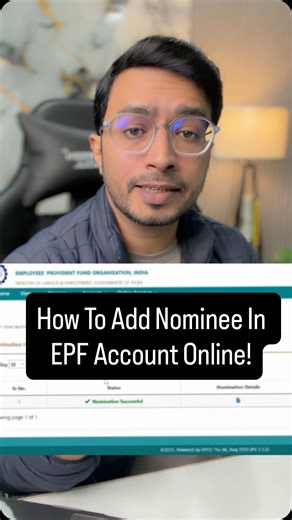 Add e-nomination in EPF! Save & Share It✅ Add nomination in EPF Account by logging into the Unified Member Portal, selecting “E-Nomination” under the ‘Manage’ tab, and updating family details. You must provide the nominee’s Aadhaar, bank details, photo, and percentage share. Complete the process by clicking “E-sign” to verify via OTP. Steps to Add E-Nomination in EPFO: Log In: Go to the EPFO Member e-Sewa Portal, enter your UAN, password, and captcha. Navigate to E-Nomination: Under the ‘Manage’