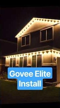 Govee Permanent Outdoor Lights Elite Install