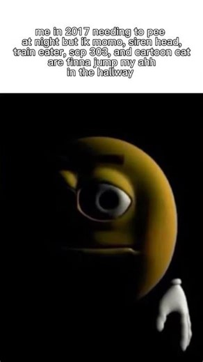 I was so scared 🫪 #music #creepy #scary #sirenhead #momo #traineater #scp #sad #song #cartooncat