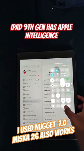 iPad 9 has Apple intelligence