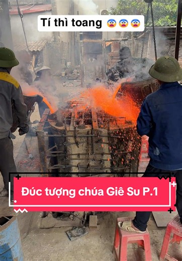Quá trình đúc tượng chúa Giê Su - Phần 1