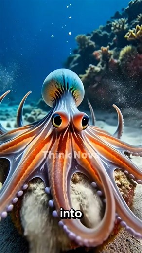 Why octopus throw ink in water. #3danimation #curiosity #education #science