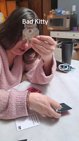 Bad Kitty Party Game - The Ultimate Meme Game with Cats - Exploding with Hilarious Kittens for White Elephant Parties, Stocking Stuffers + Board Games Night with Friends