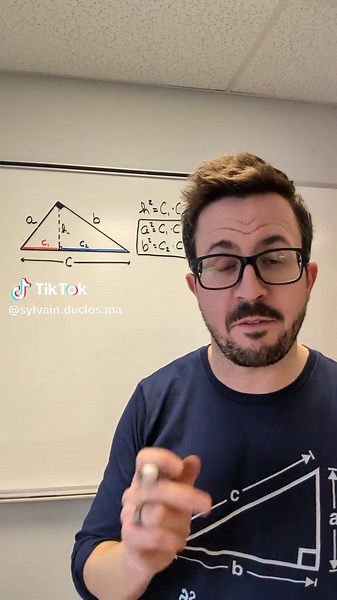 Relations métriques dans le triangle rectangle - partie 3