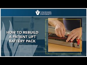 How to Rebuild a Patient Lift Battery Pack | Frank Lewis