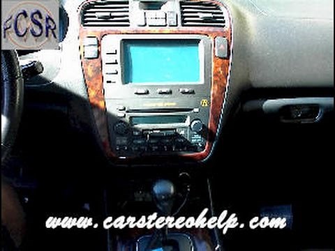 Acura MDX Car Stereo Removal = Car Stereo HELP