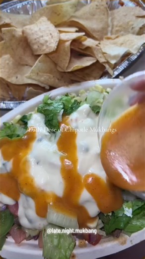 Chipotle Mukbang 🍚💕 #mukbang #asmr #chipotle #fypシ #mukbangasmr | mukbang asmr