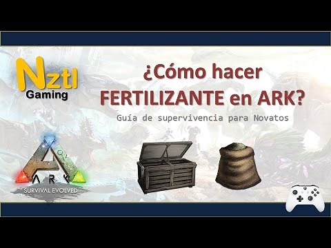 ARK: ¿Cómo hacer FERTILIZANTE en ARK? / Guía de juego 2020