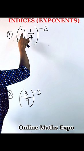 Indices (Exponents) - Simplification #maths #viralmath #viralfypreels #mathreels #viralmaths #onlinemaths | Online Maths Expo