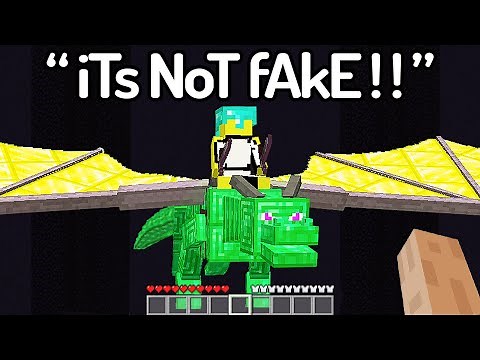The FUNNIEST FAKE Minecraft Speedruns EVER...