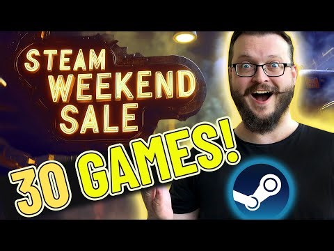 MASSSIVE Steam Weekend Sale! 30 AWESOME Games! Up to -92%! 🎮🕹️👾