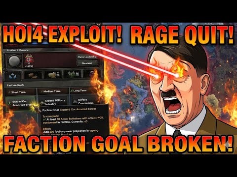 HOI4 IS BROKEN! 😱 Unlimited Buffs with this Faction Goal Exploit