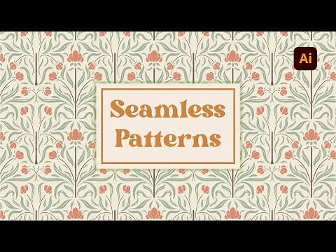 Easy Seamless Patterns in Adobe Illustrator (Blob Brush Method)