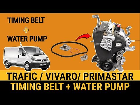 How to Change Timing Belt Renault Trafic Vauxhall Vivaro Nissan Primastar F9Q 1.9dci Step-by-Step