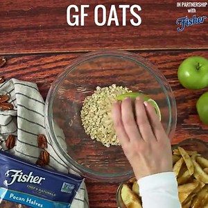 39K views · 51 reactions | Too early to start thinking about apple crisp?! NAHH - especially when it's drizzled with luscious homemade caramel sauce (that doesn't require a thermometer or corn syrup to make!) #spon #ThinkFisher Fisher Nuts Recipe: https://iowagirleats.com/2015/10/14/caramel-apple-crisp-with-easy-caramel-sauce/ | Iowa Girl Eats | Facebook