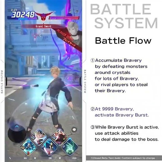 Dissidia Duellum Final Fantasy:【Battle Flow】