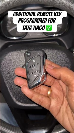 Additional remote key programmed for Tata Tiago. Fast & reliable car key service in Chennai. 🔑🚗