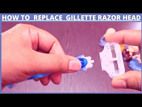 How to replace Gillette Venus razor blade||How to attach Gillette razor head|| Sangsstyle