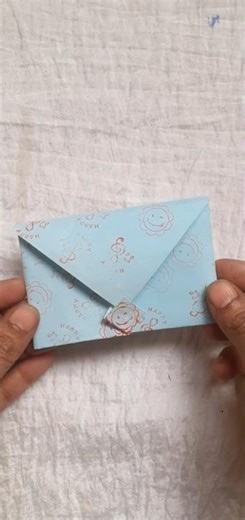 DIY Let's make a envelope using stamp 😊👍