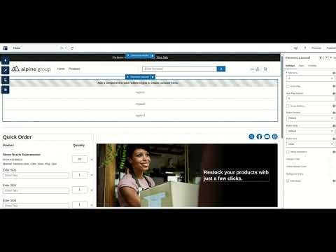 Lightning Hero Banner Carousel for Salesforce Experience Cloud | LWC Demo (B2B & D2C Storefront)