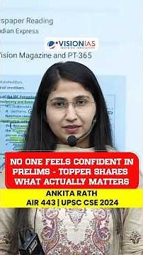 No One Feels Confident in Prelims - Topper Shares What Actually Matters | Toppers Talk