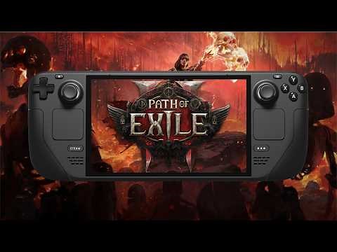 Path Of Exile 2 is awesome on the Steam Deck if you can get in