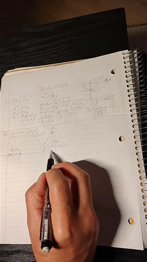 Find a Parabola from Its Vertex | Live Homework Highlight