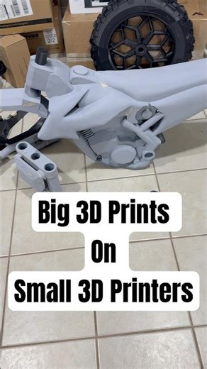 How To 3D Print Large Models on a Small 3D Printer! #3dprinter #3dprinting #3dprinted #k2plus