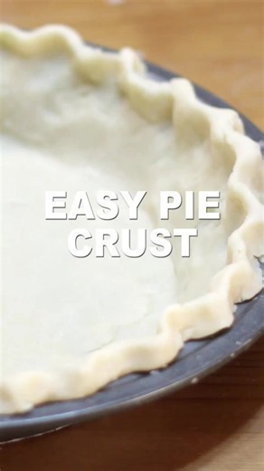 Easy Homemade Pie Crust Recipe #shorts