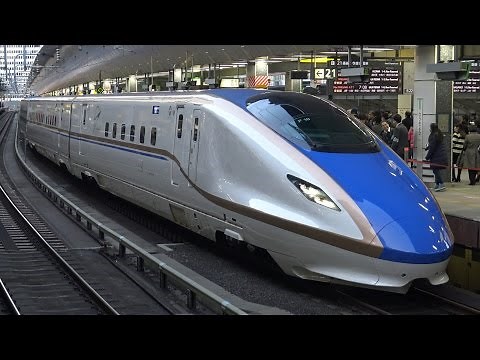 北陸新幹線開業！ 一番列車 かがやき501号・はくたか551号 東京駅にて
