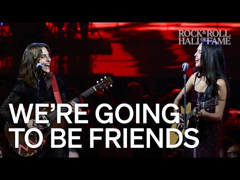 Olivia Rodrigo, Feist Cover The White Stripes "We're Going to Be Friends" | Rock Hall 2025 Induction