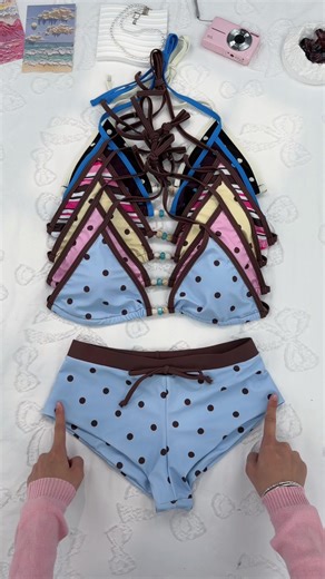 i need these in every color now!🎀✨ #bikini #swimming #twopieceset #spotlightfinds #tiktokshopspringglowup