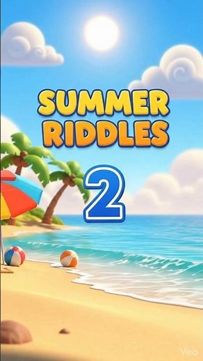 Think you’re smart? Try this Summer riddle! 🌞🏖️⏳ #summer #riddles