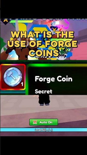 USE OF FORGE COINS IN CATCH A MONSTER🔥🤯 #roblox #catchamonster #shorts