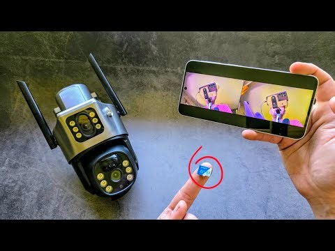 How to Install SD Card in V380 Dual Lens Outdoor WiFi Smart CCTV Camera + SETUP Tutorial