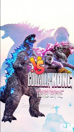 Godzilla 2021 vs GodzillaxKong The New Empire All Monsters