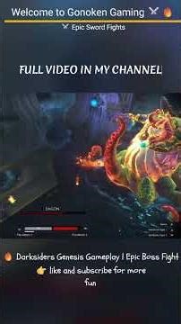 🔥Darksiders Genesis Gameplay | Epic Boss Fight chapter12 and 13 boss fight and starting chapter14