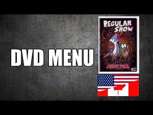 Regular show Fright Pack 2013 DVD Menu