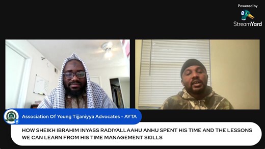 RAJAB SERIES ‼️ WITH DR. SAYYID FIRDAWS ISSAH IMAM ZAKARIA AL SHUKRY TOPIC: TIME MANAGEMENT OF MAULANA SHEIKH IBRAHIM INYASS R.A | Association Of Young Tijjaniyya Advocates - AYTA