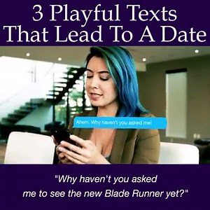 How to be bold, confident, and a HIGH VALUE person when texting him! What is a text message that has worked for you in landing a date? | Matthew Hussey