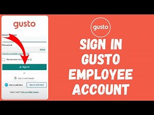 How to Login to Gusto Employee Account