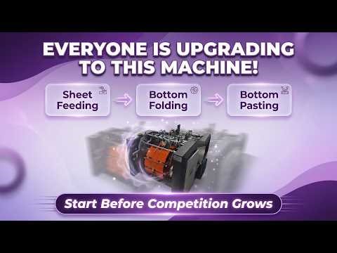 Sheet Fed Paper Bag Machine – 3 Step Process | Paper Bag Making Machine e & Manufacturing Process