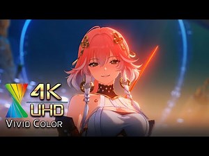[4K UHD/명조 워더링 웨이브] 장리 전투씬