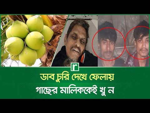 ডাব চুরি দেখে ফেলায় গাছের মালিককেই খু'ন | Gopalganj News | RisingBD