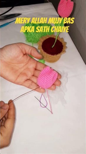 Beautiful Crochet Tulip 🌷 | Easy Flower for Beginners