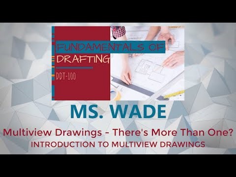 01 Multiview Drawings Introduction with captions
