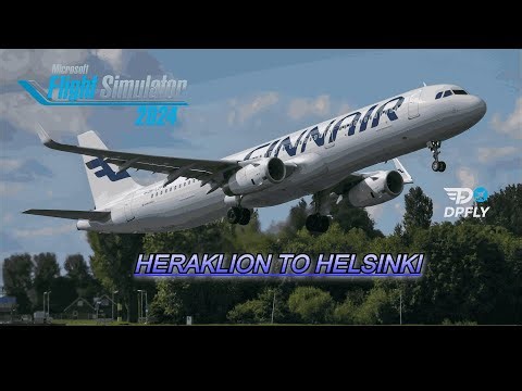Finnair A321 Flight from Heraklion to Helsinki | From Sunny Crete to Nordic Skies | MSFS 2024